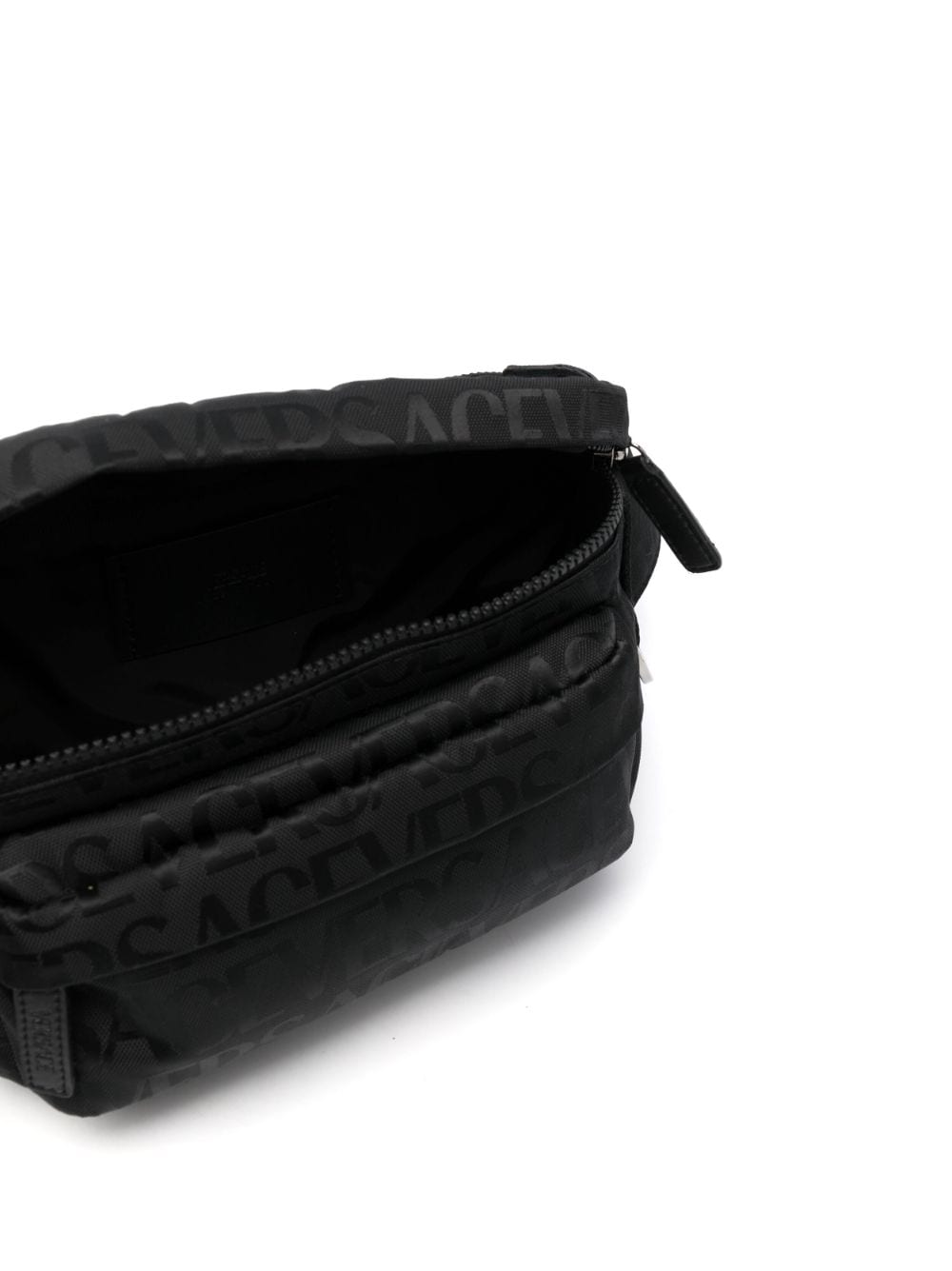 Versace logo-print zipped belt bag