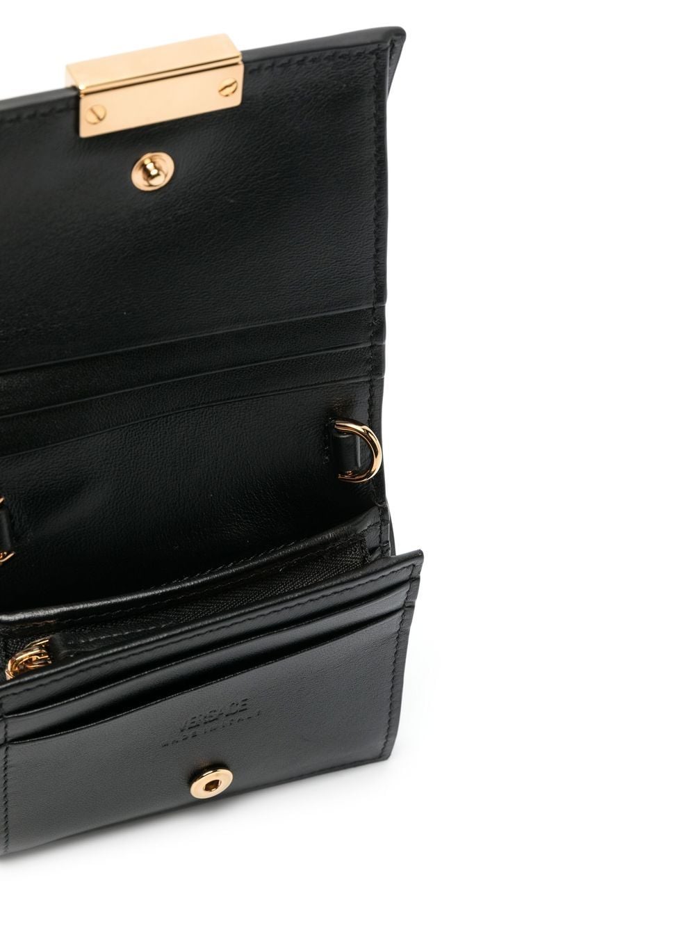 Versace Greca-plaque detail crossbody bag