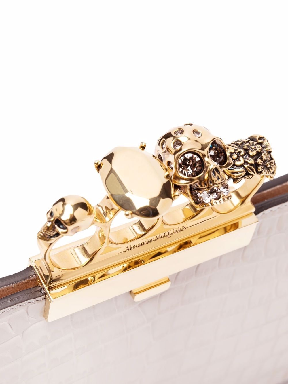 Alexander McQueen Four-Ring clutch bag