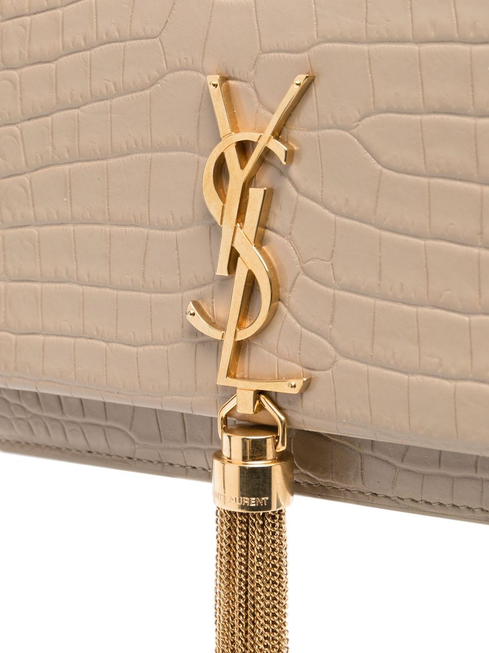 Saint Laurent small Kate leather clutch bag