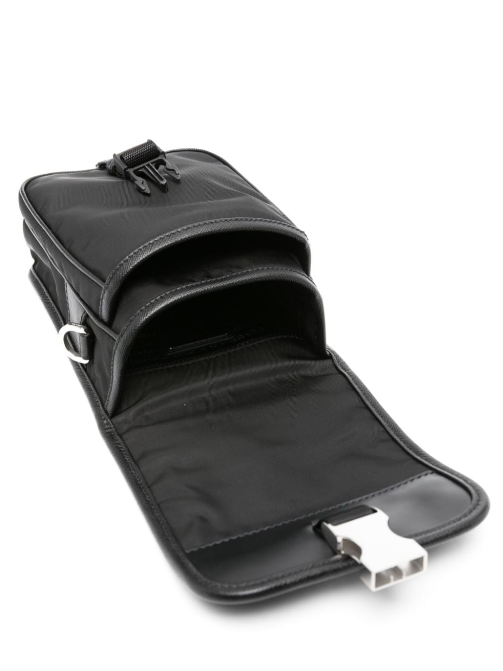 Pra*a re-nylon flap messenger bag