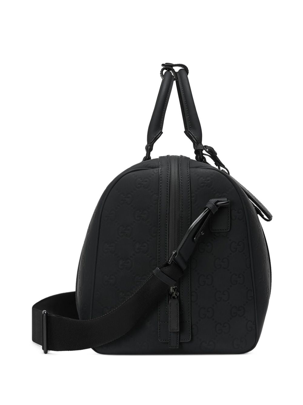 G*u*i large gg-logo duffle bag