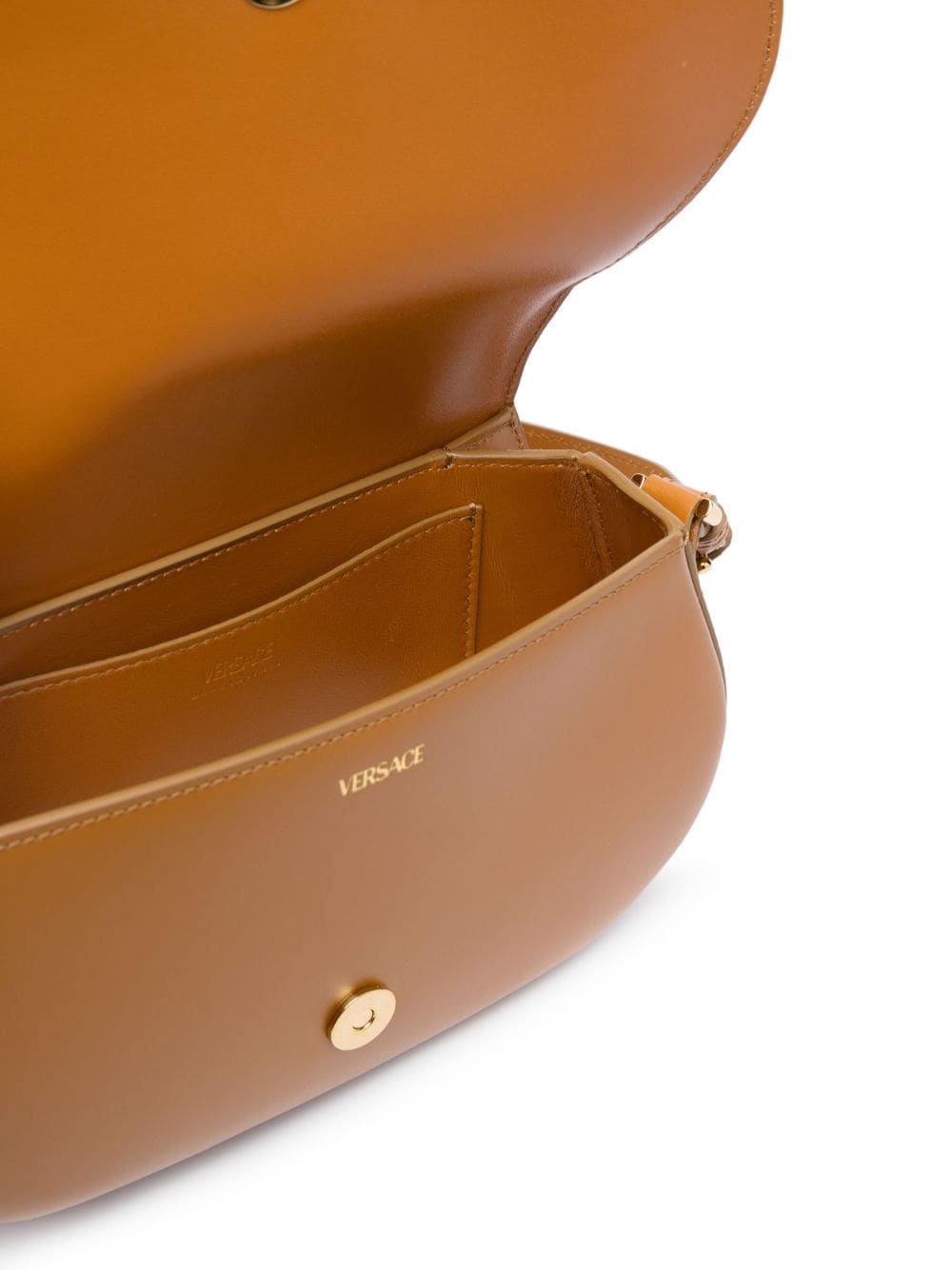 Versace Greca Goddess leather shoulder bag