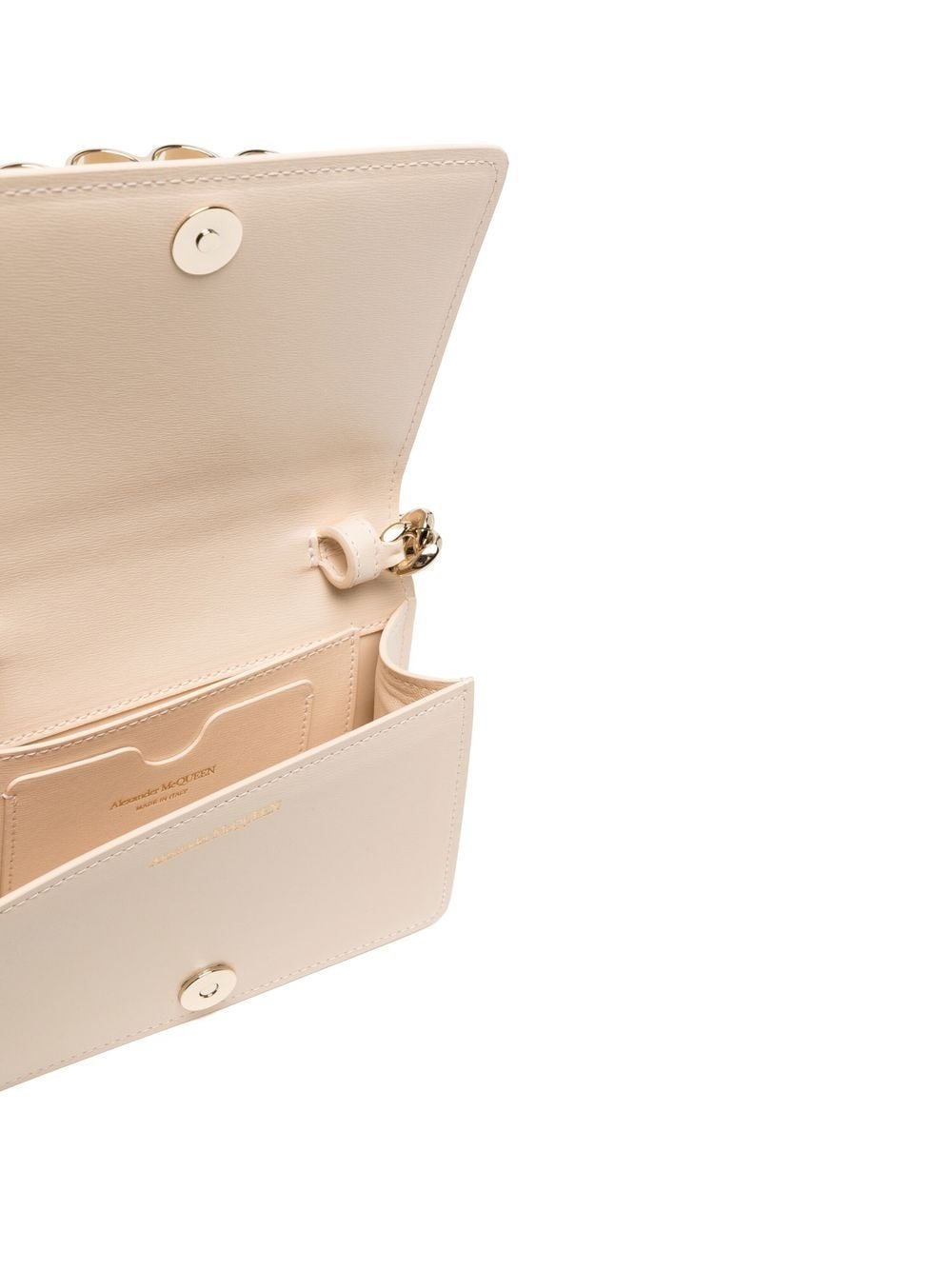Alexander McQueen Four Ring Chain mini shoulder bag