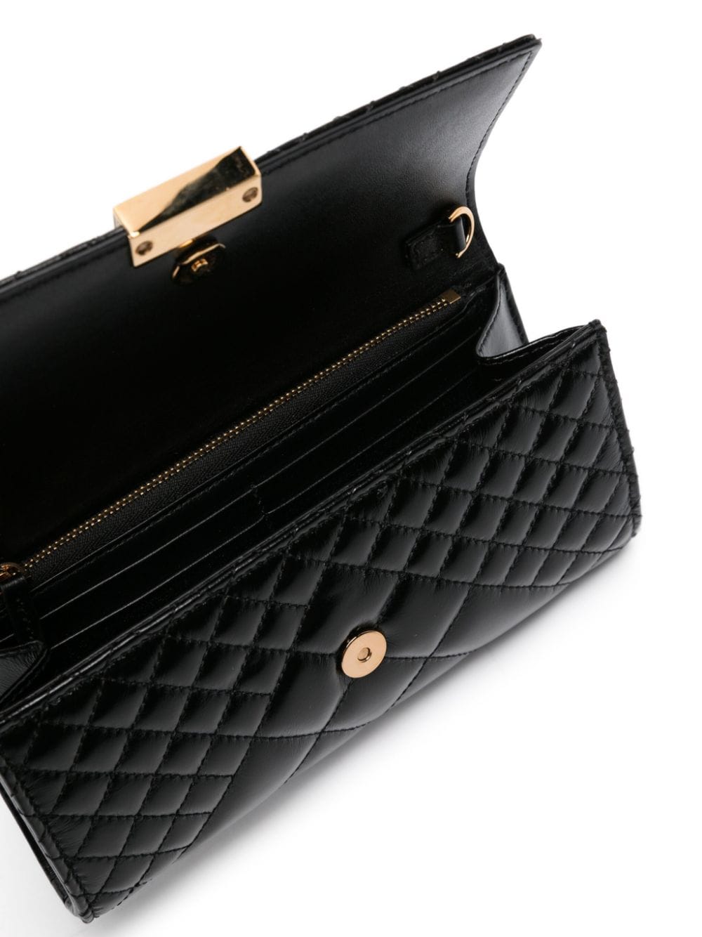 Versace Greca Goddess matelassé clutch bag
