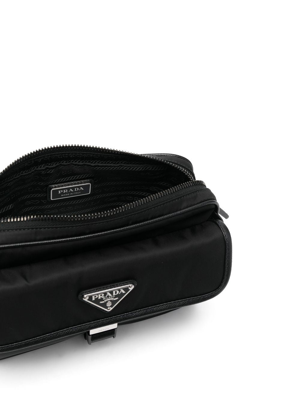 Pra*a re-nylon pouch crossbody bag