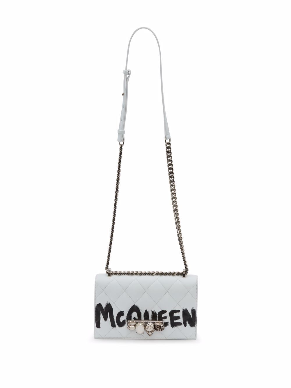 Alexander McQueen logo-print cross-body bag
