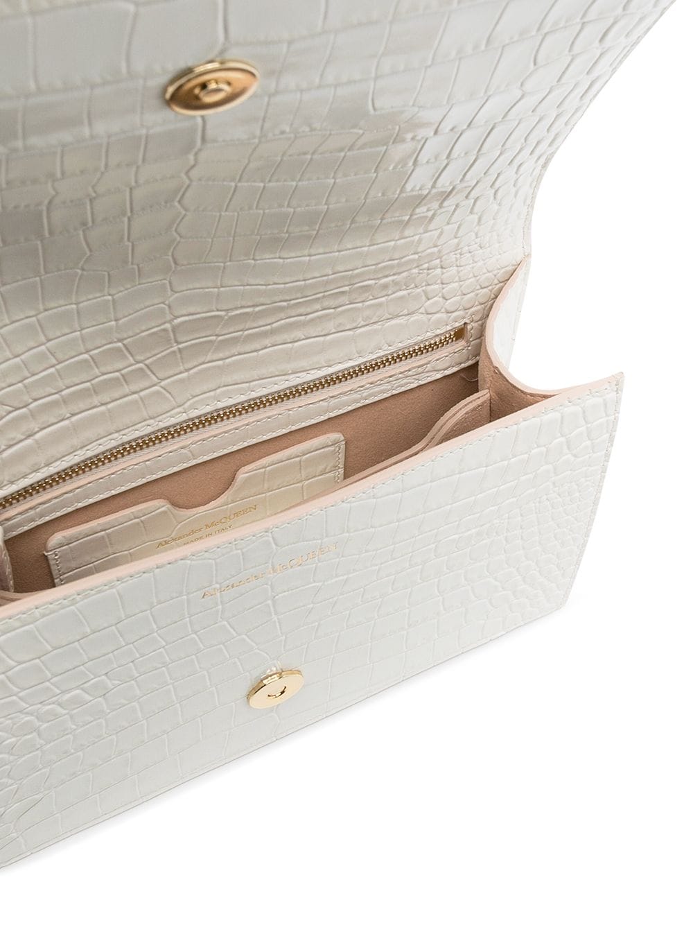 Alexander McQueen Jewelled embossed shoulder bag