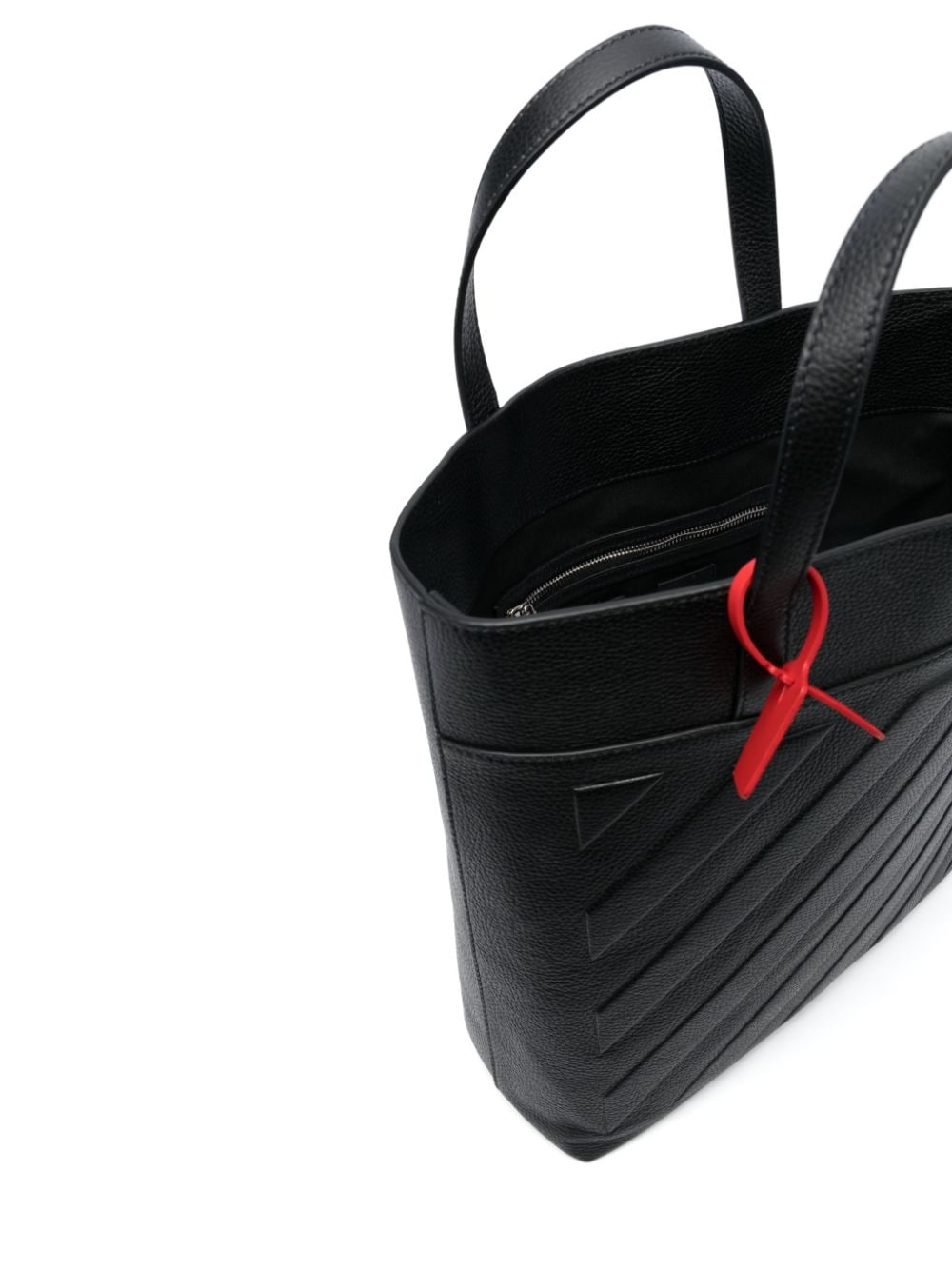 Off-White 3D Diag leather tote bag