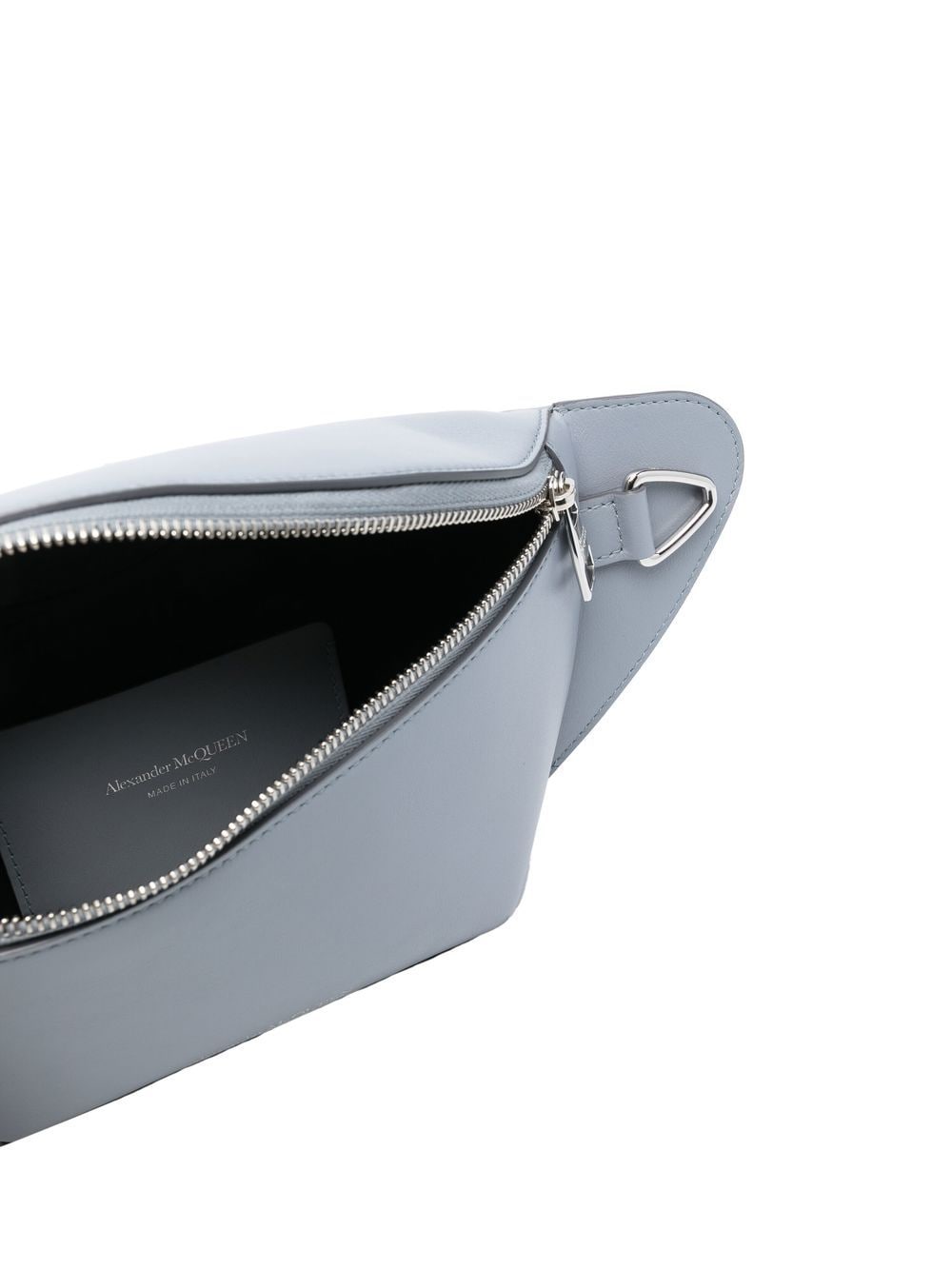 Alexander McQueen logo-embossed leather belt bag