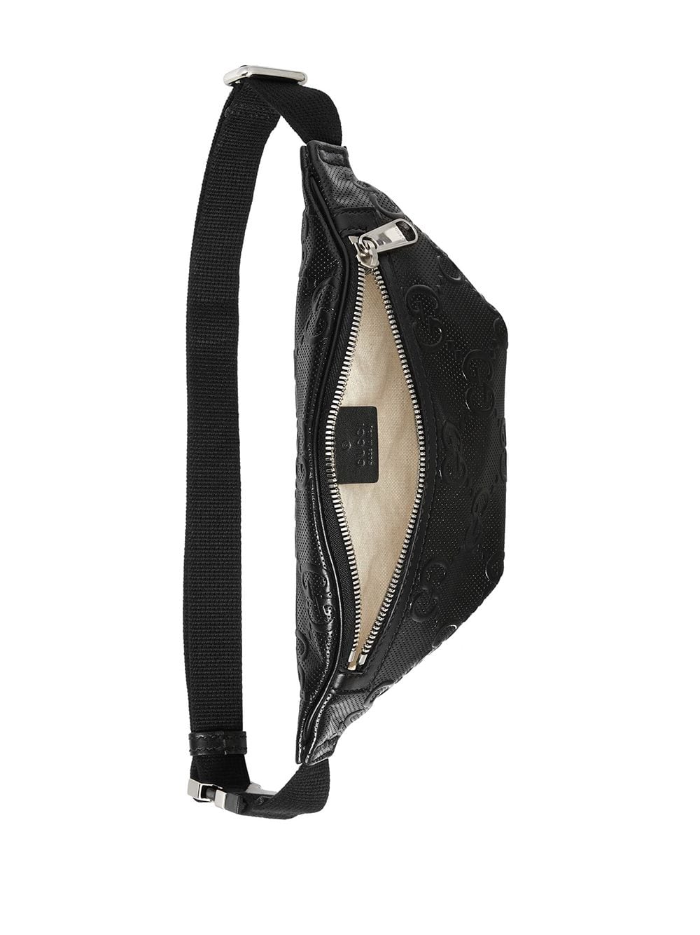 G*u*i gg-embossed belt bag