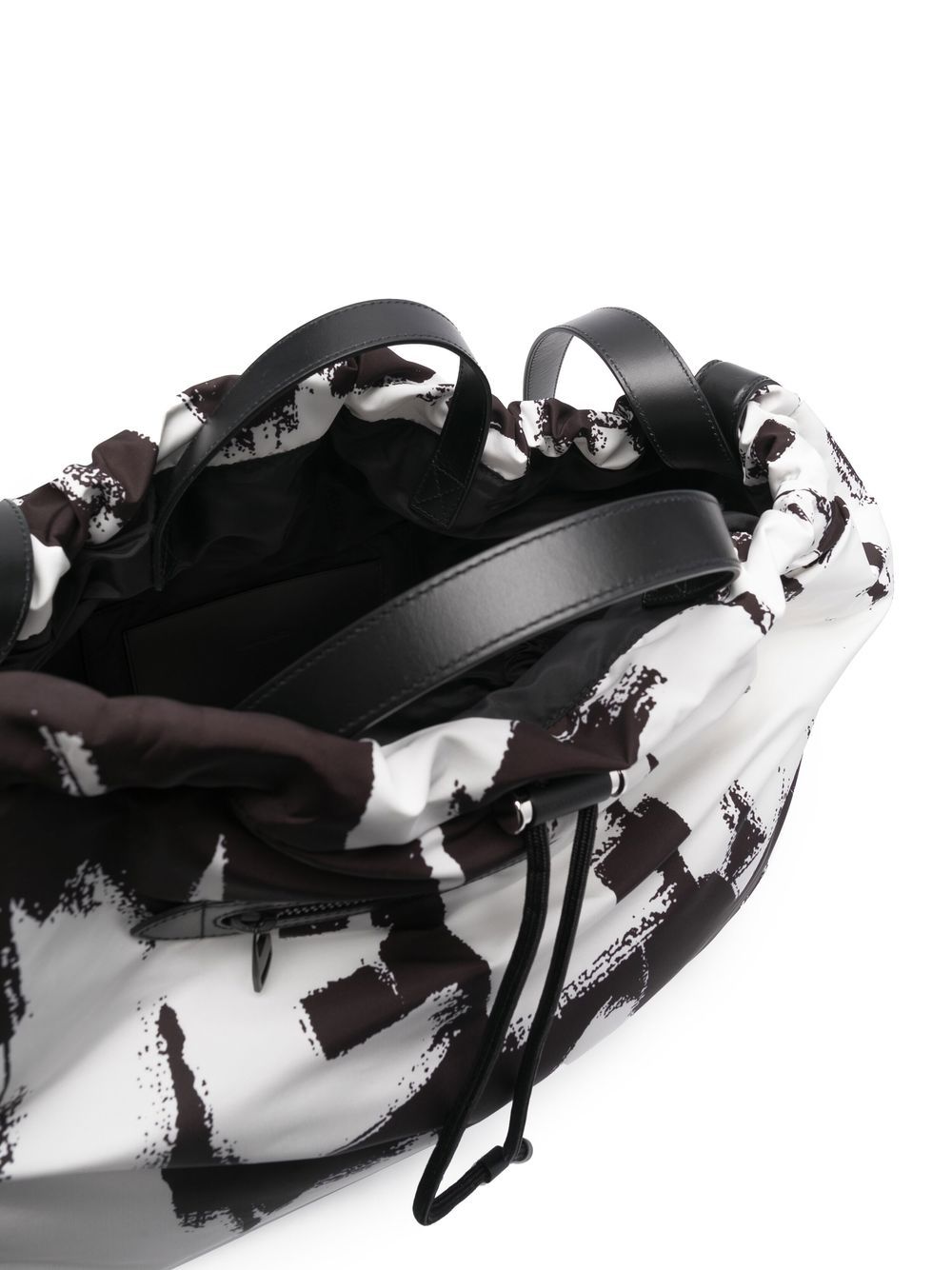 Alexander McQueen graffiti logo-print tote bag
