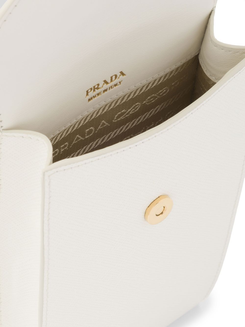 Pra*a saffiano leather mini bag