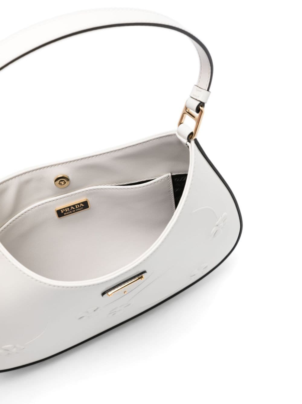 Pra*a cleo embossed-detail shoulder bag