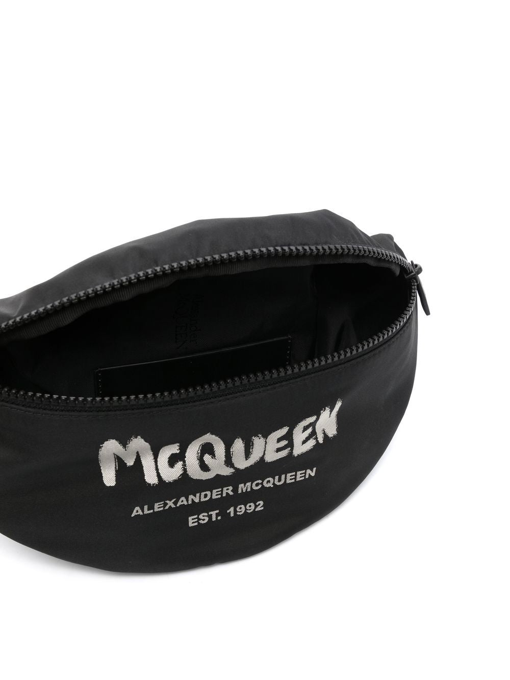 Alexander McQueen Graffiti logo-print belt bag