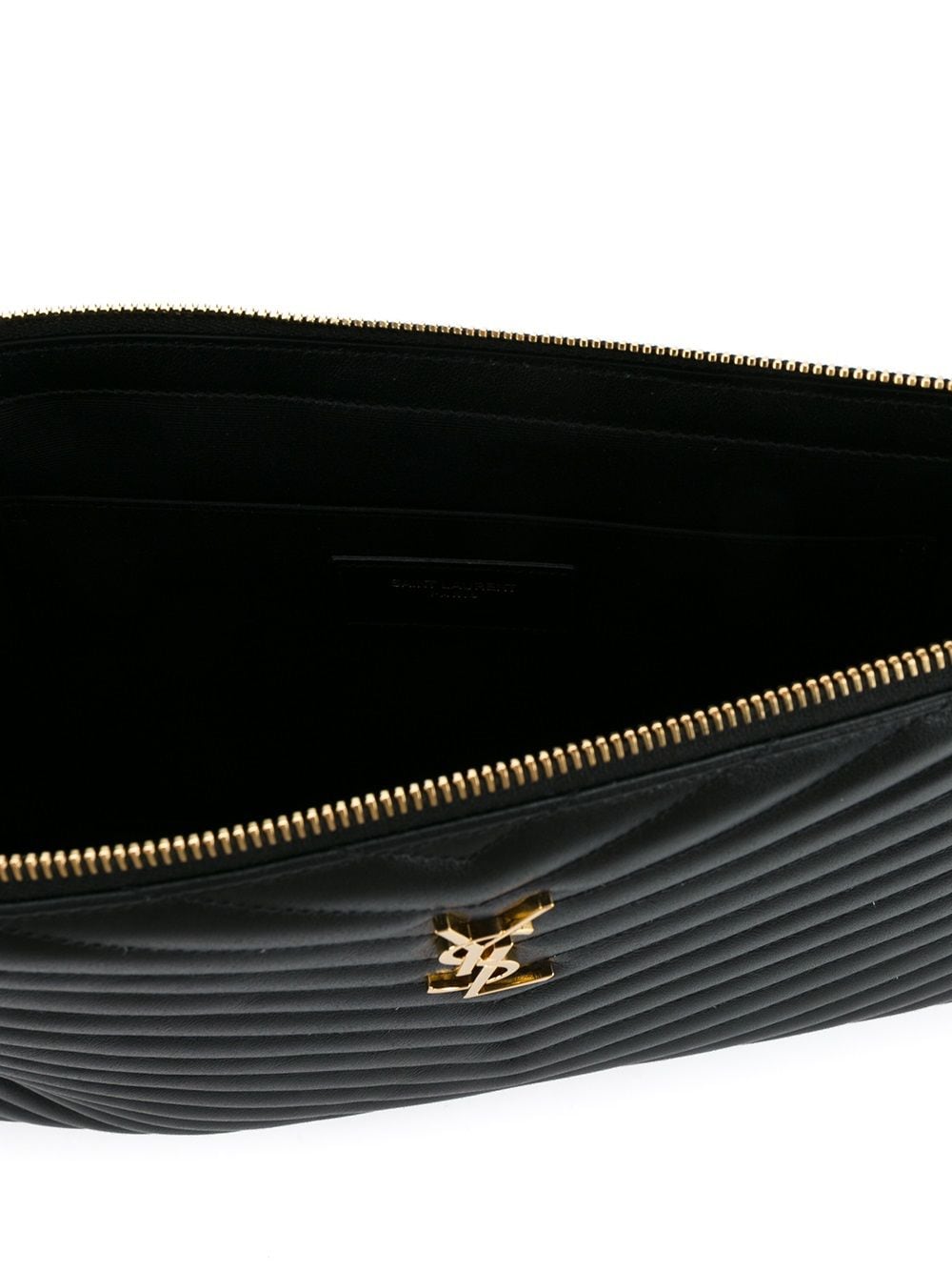 Saint Laurent Monogram quilted document holder