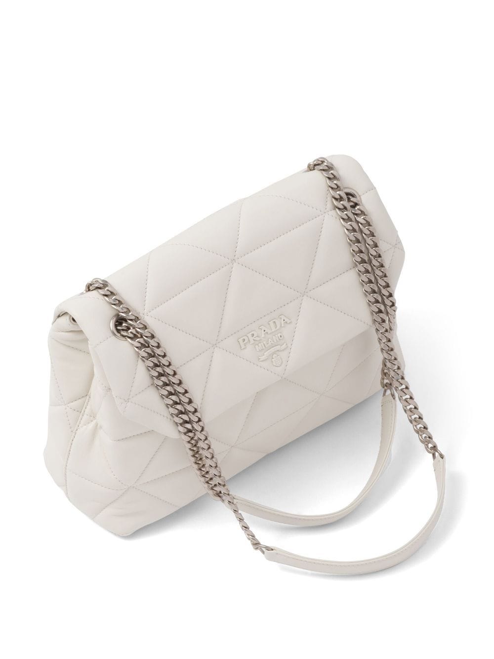 Pra*a large Pra*a spectrum nappa leather bag