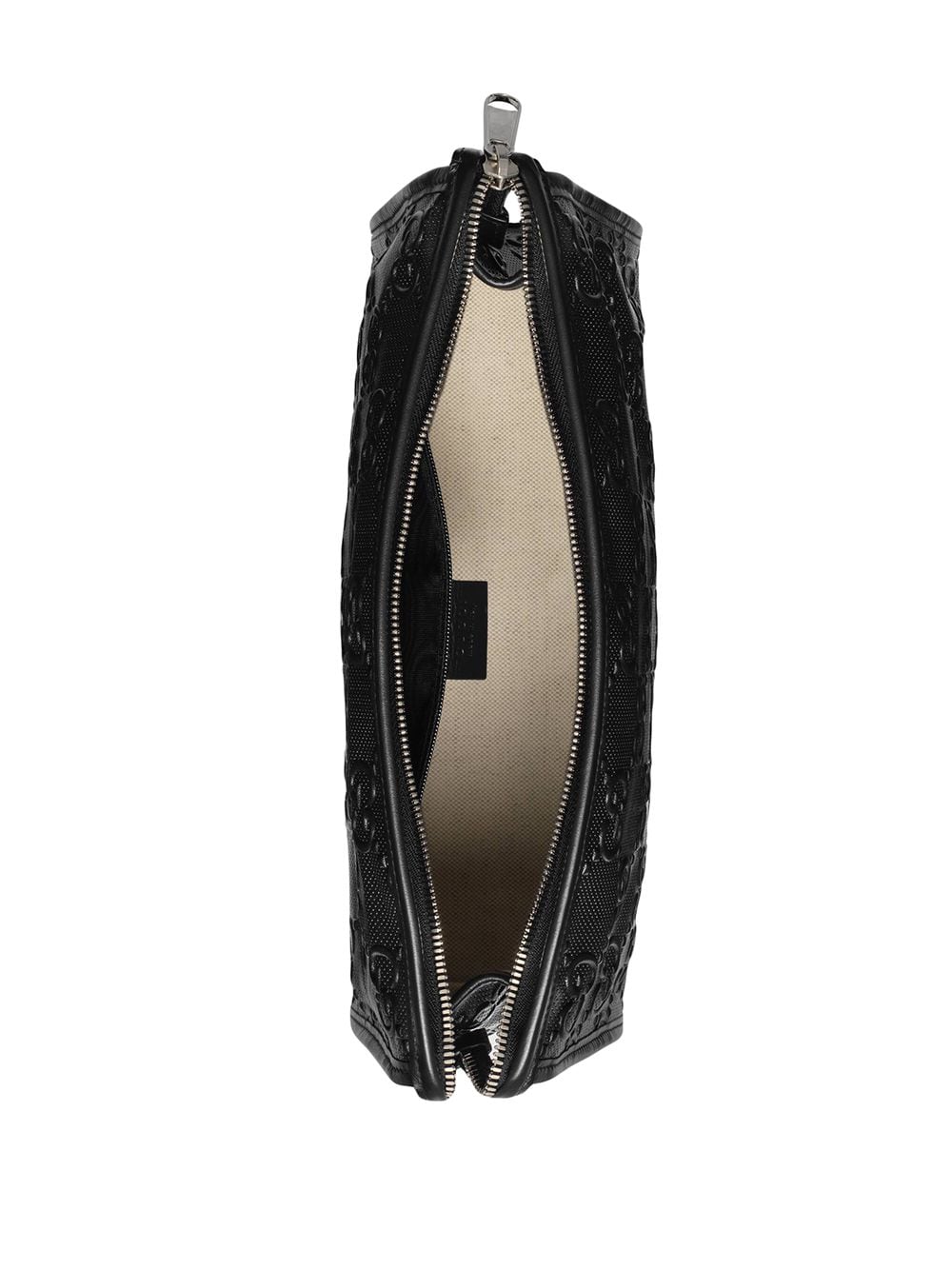 G*u*i gg-embossed clutch bag