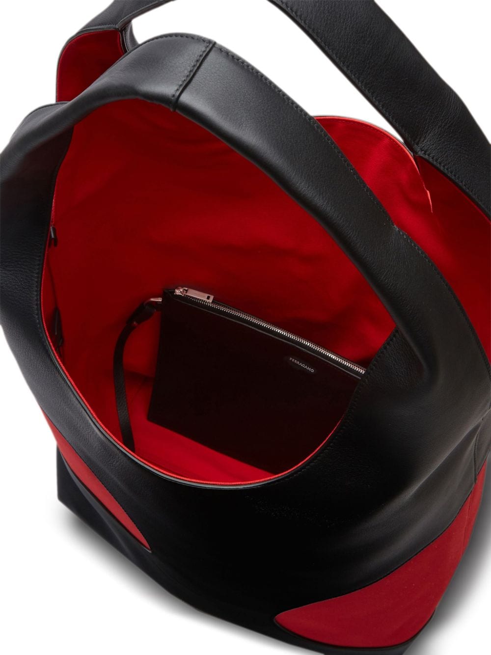 Ferragamo cut-out leather tote bag