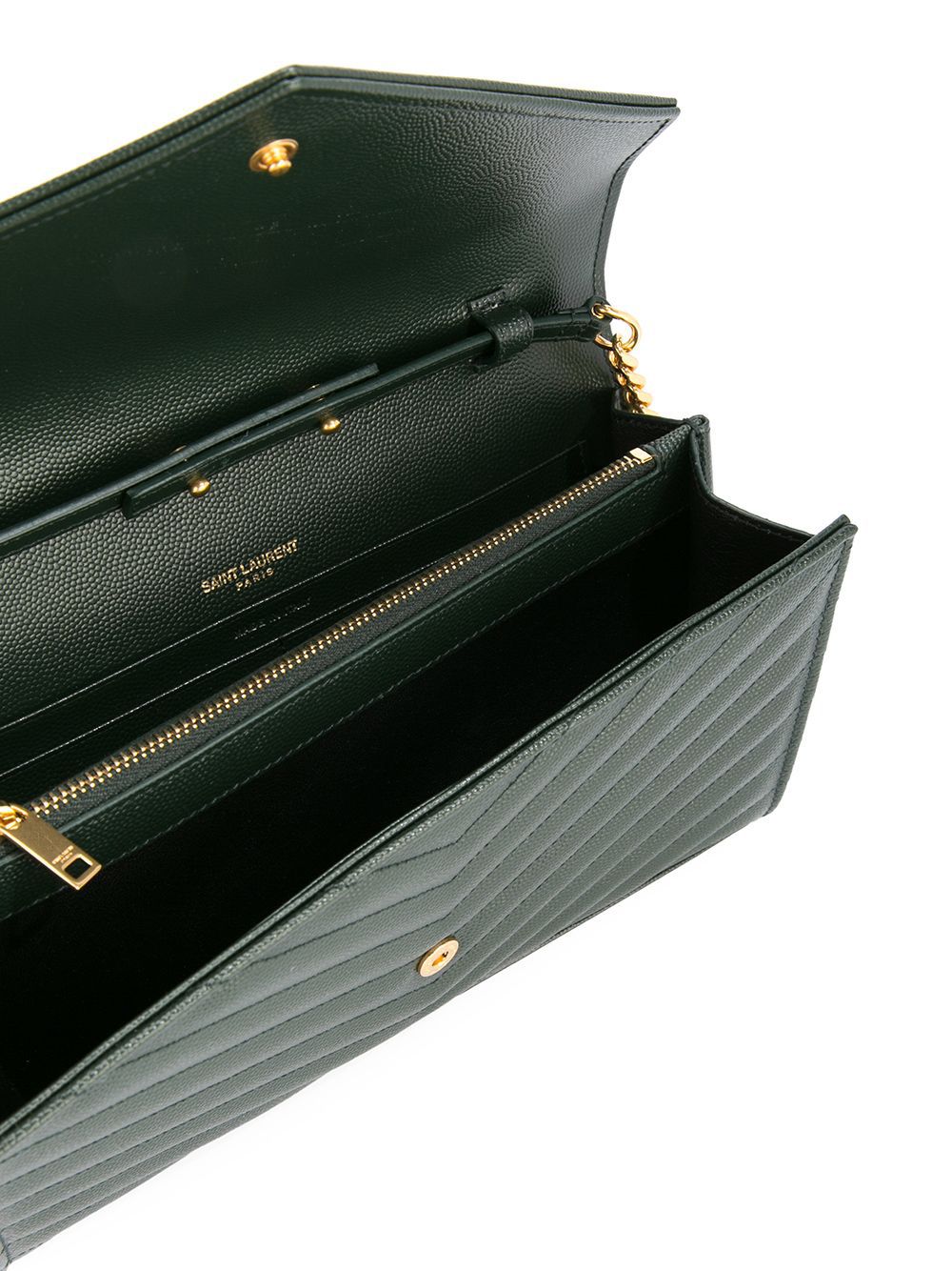 Saint Laurent monogram chain clutch