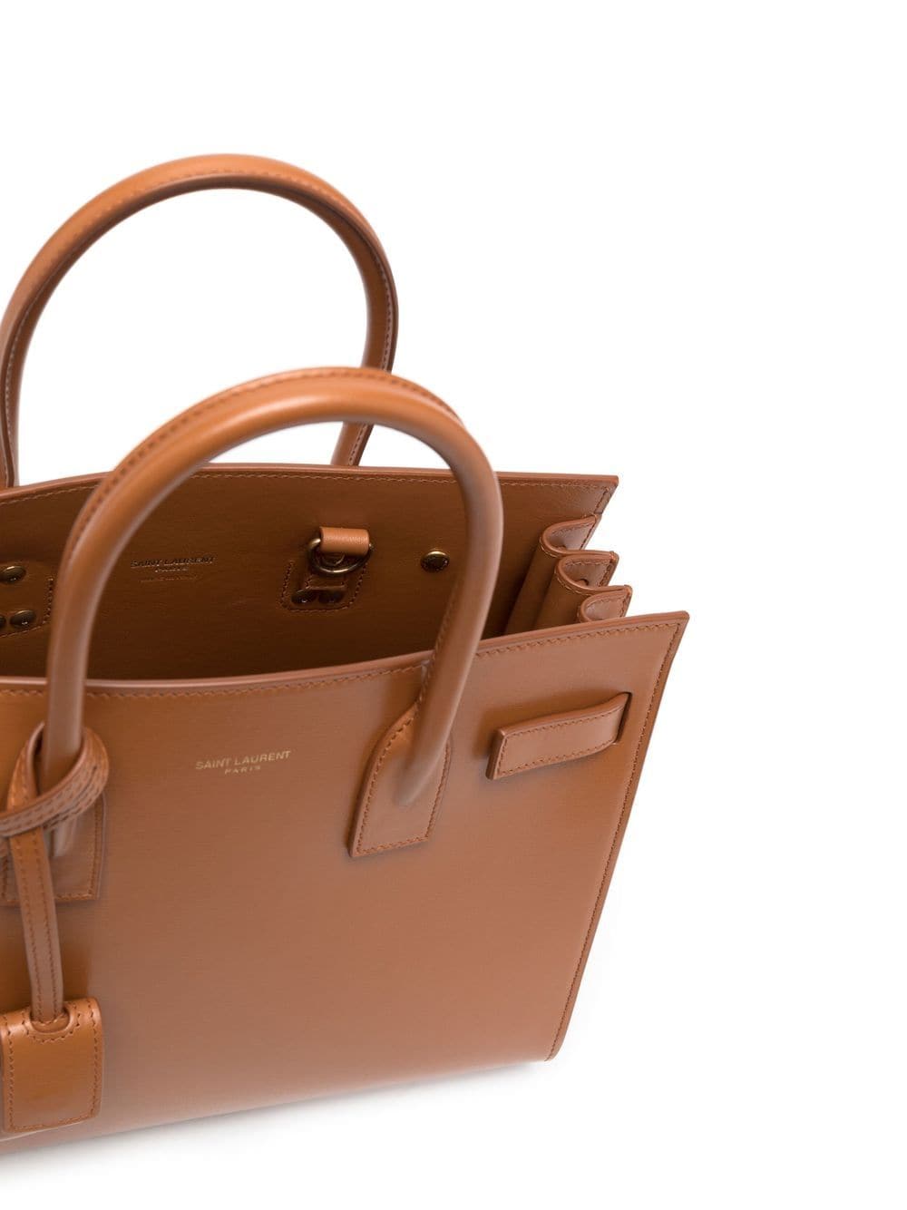 Saint Laurent logo-plaque shoulder bag