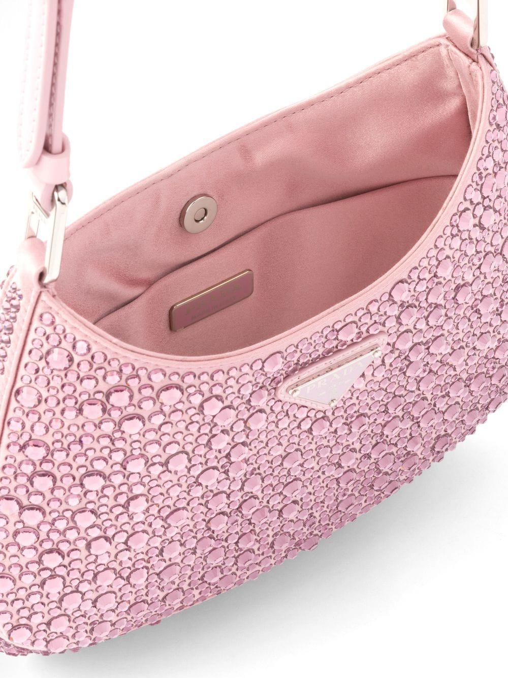 Pra*a cleo crystal-embellished shoulder bag