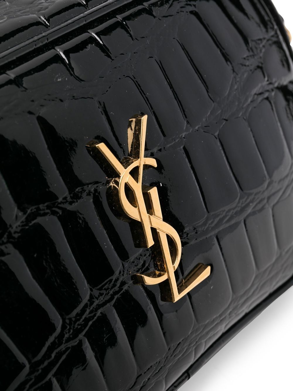 Saint Laurent Lou crocodile-effect crossbody bag