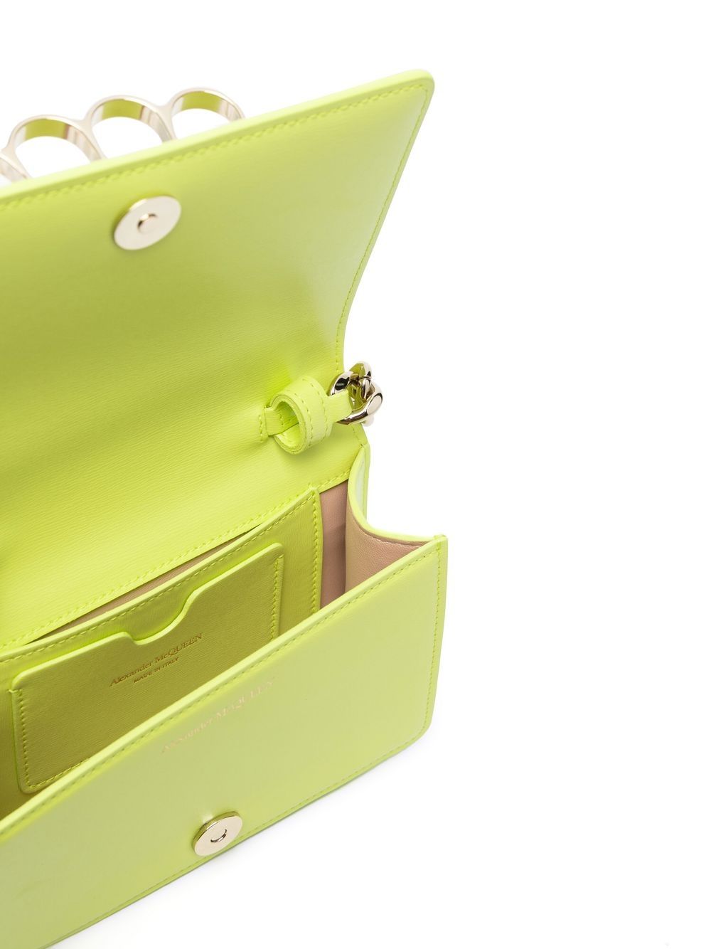 Alexander McQueen Four Ring Chain mini shoulder bag