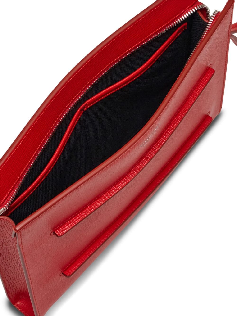 Ferragamo logo-print leather document holder