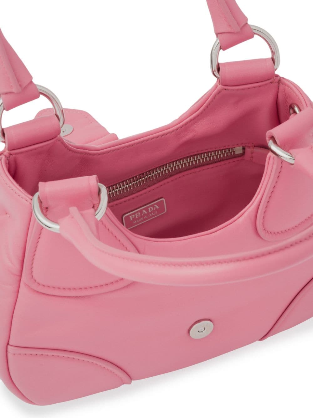 Pra*a moon padded nappa-leather mini bag