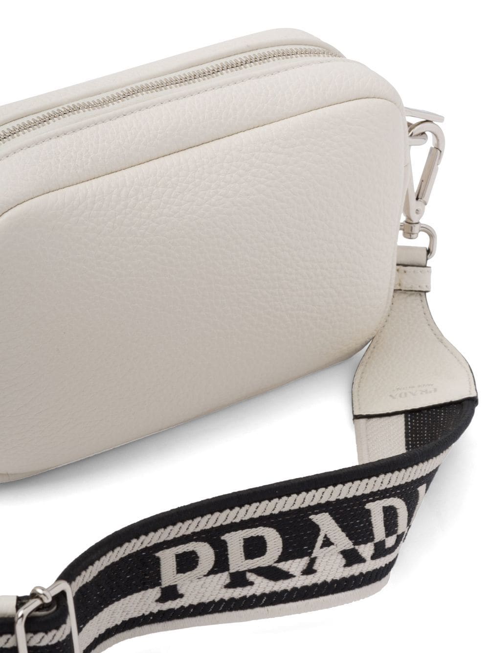 Pra*a logo-plaque crossbody bag