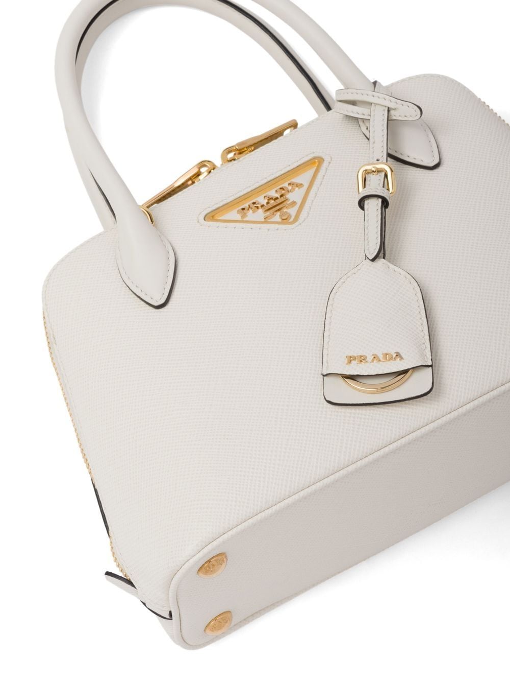Pra*a promenade saffiano leather bag