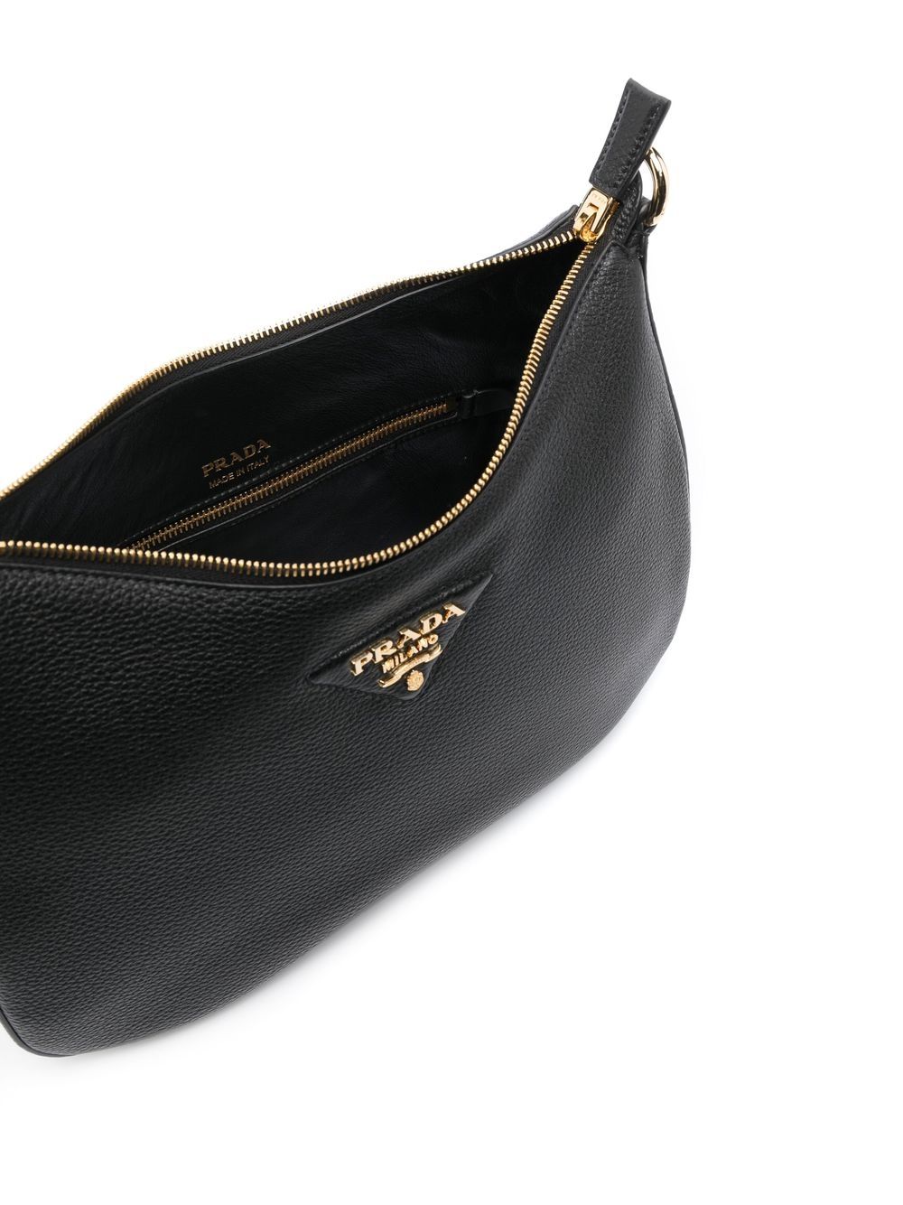 Pra*a triangle-logo shoulder bag