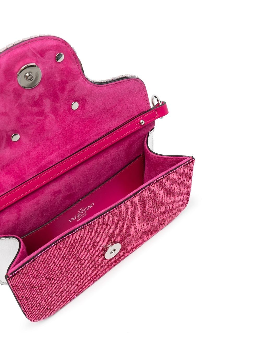 Valentino Garavani VLogo sequinned clutch bag