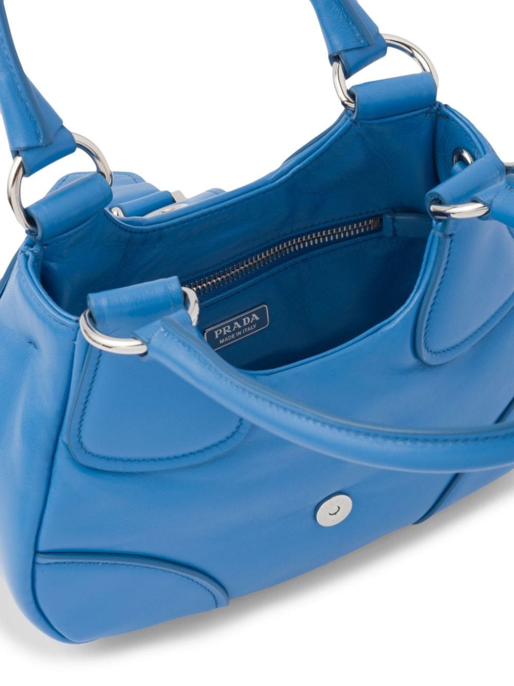 Pra*a moon padded nappa-leather mini bag