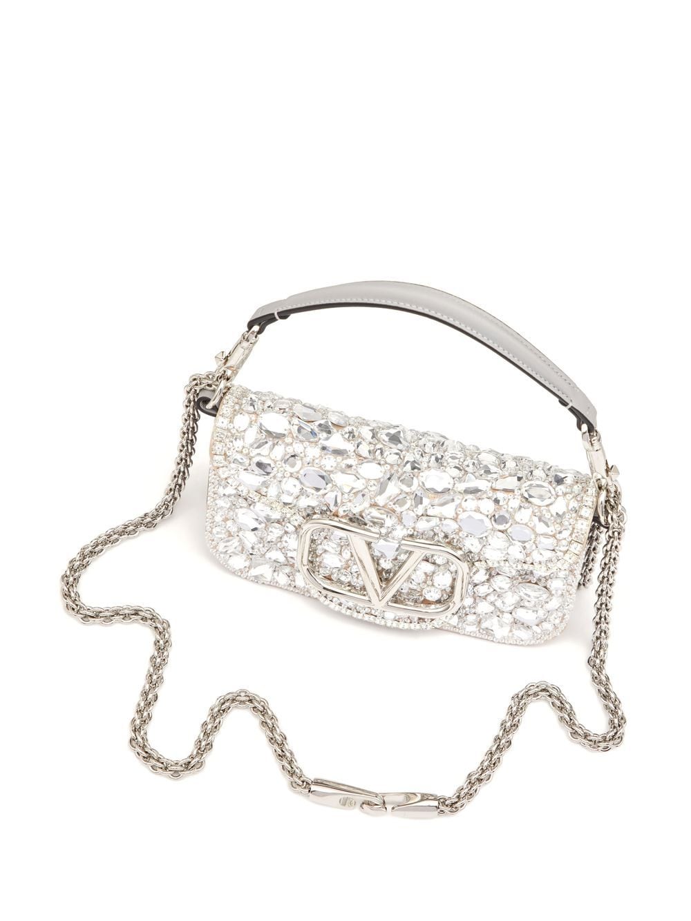 Valentino Garavani crystal-embellished shoulder bag