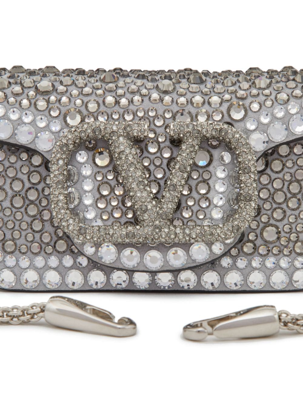 Valentino Garavani micro Locò rhinestone-embellished chain bag