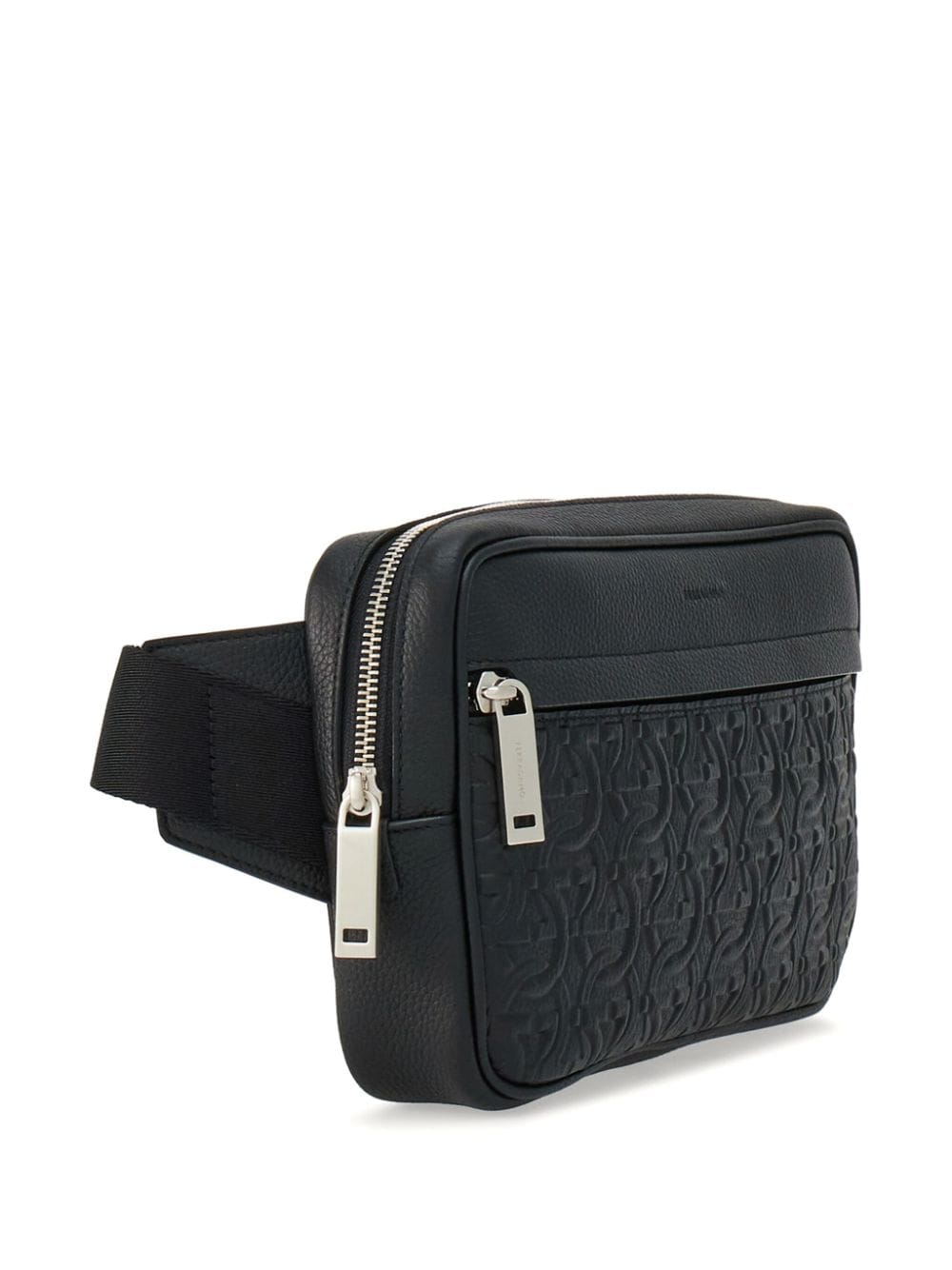 Ferragamo Gancini-embossed leather bag