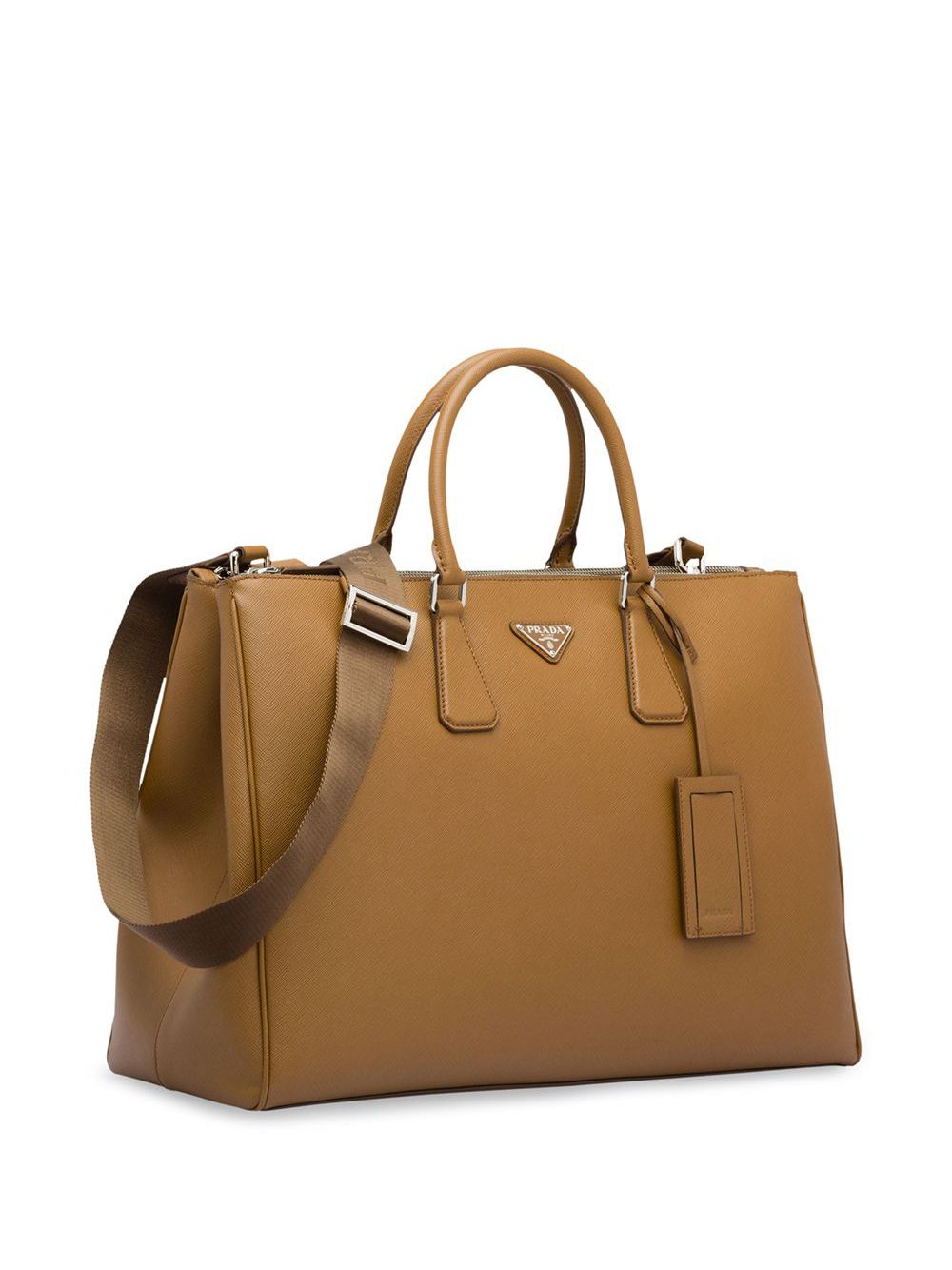 Pra*a saffiano leather tote bag