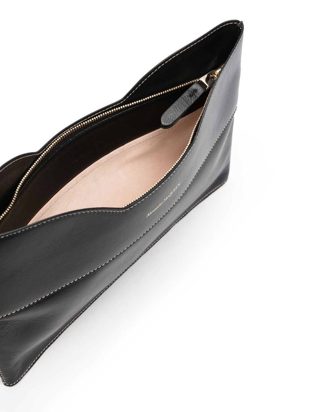 Alexander McQueen leather clutch bag