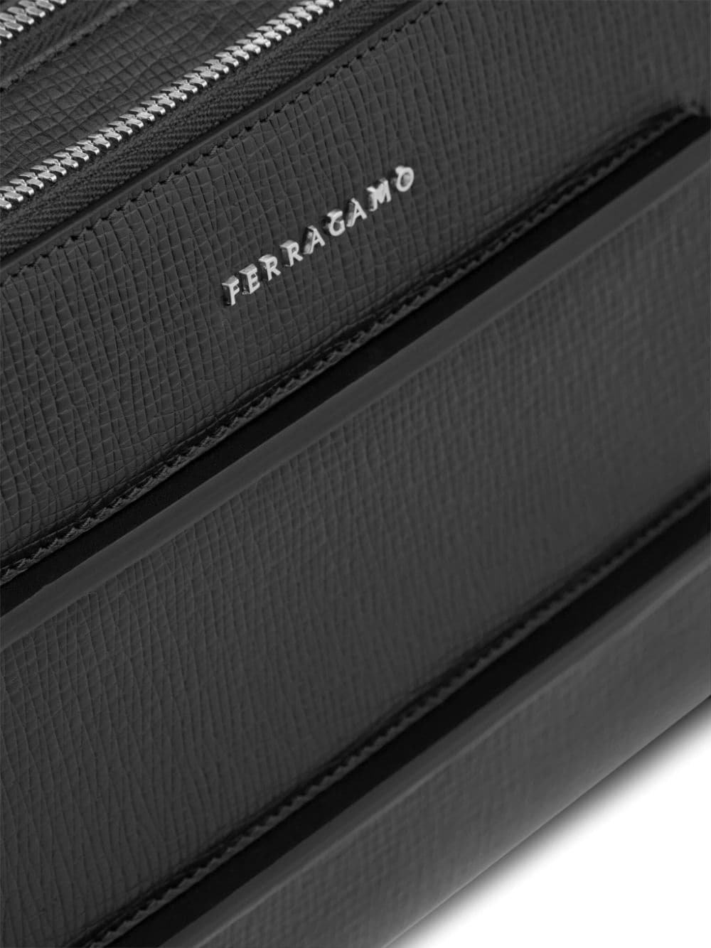 Ferragamo logo-plaque leather belt bag