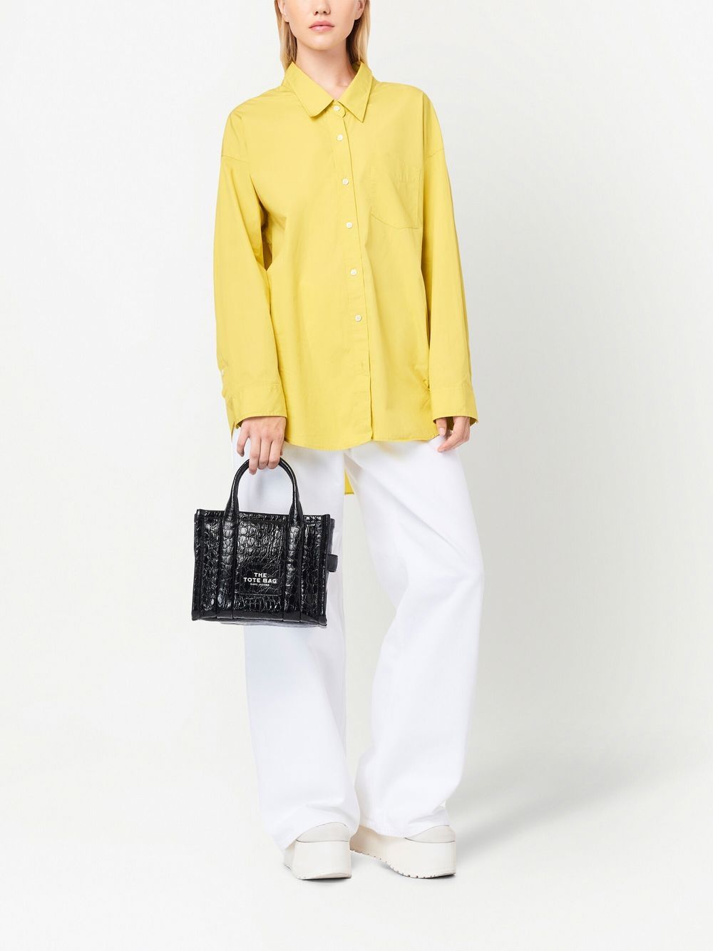 Marc Jacobs The Croc-Embossed Small Tote bag