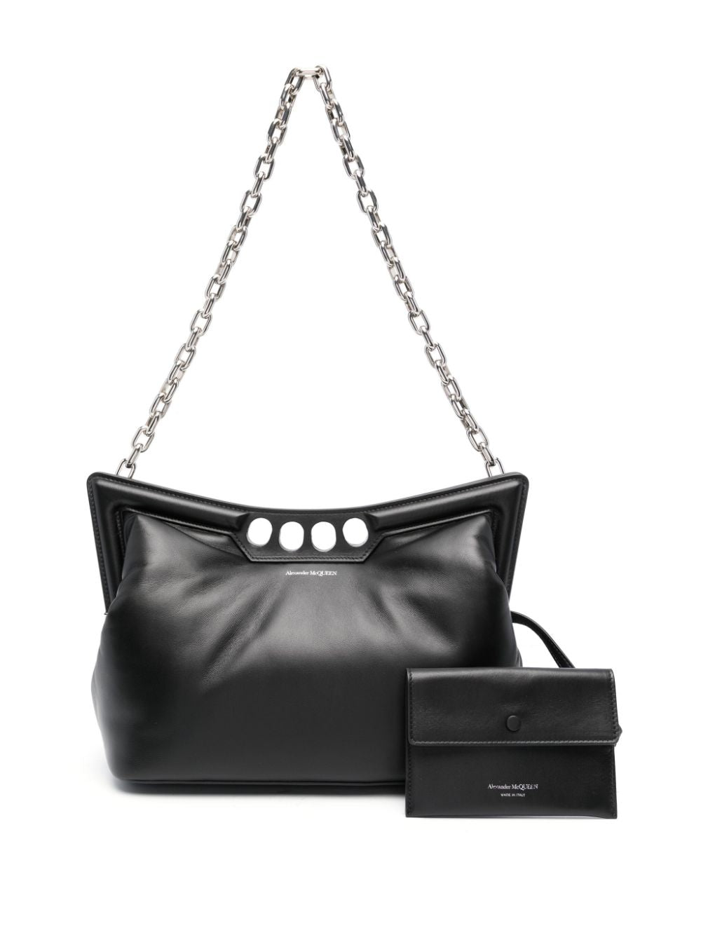 Alexander McQueen The Grip leather shoulder bag