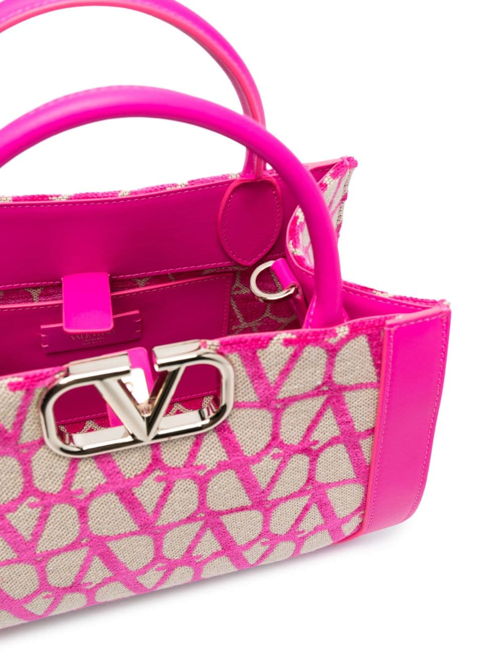 Valentino Garavani small Toile Iconographe VLogo tote bag