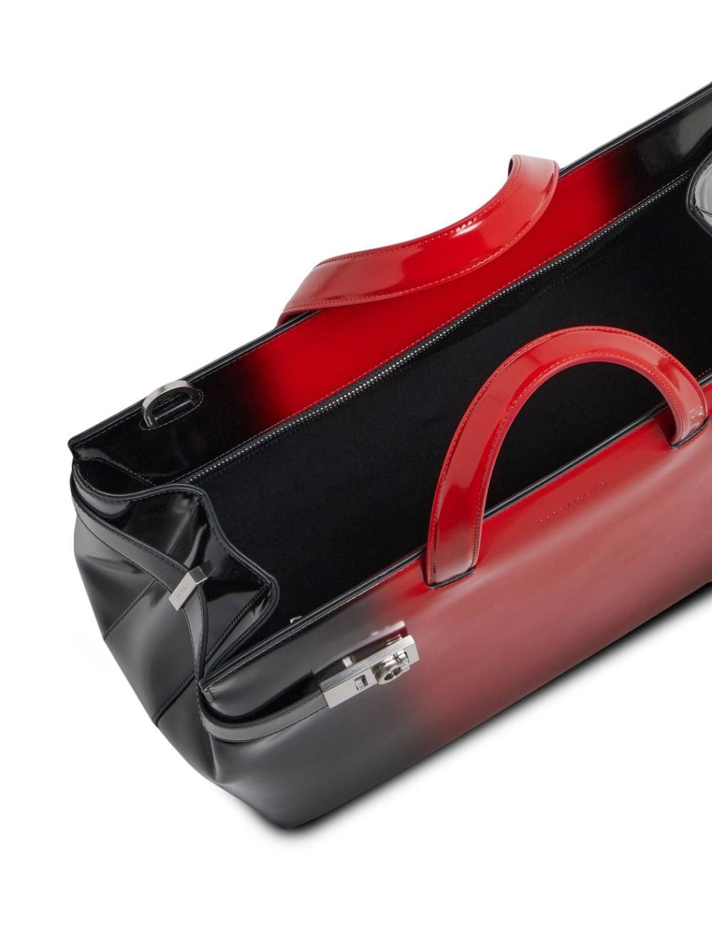 Ferragamo airbrush-effect leather tote