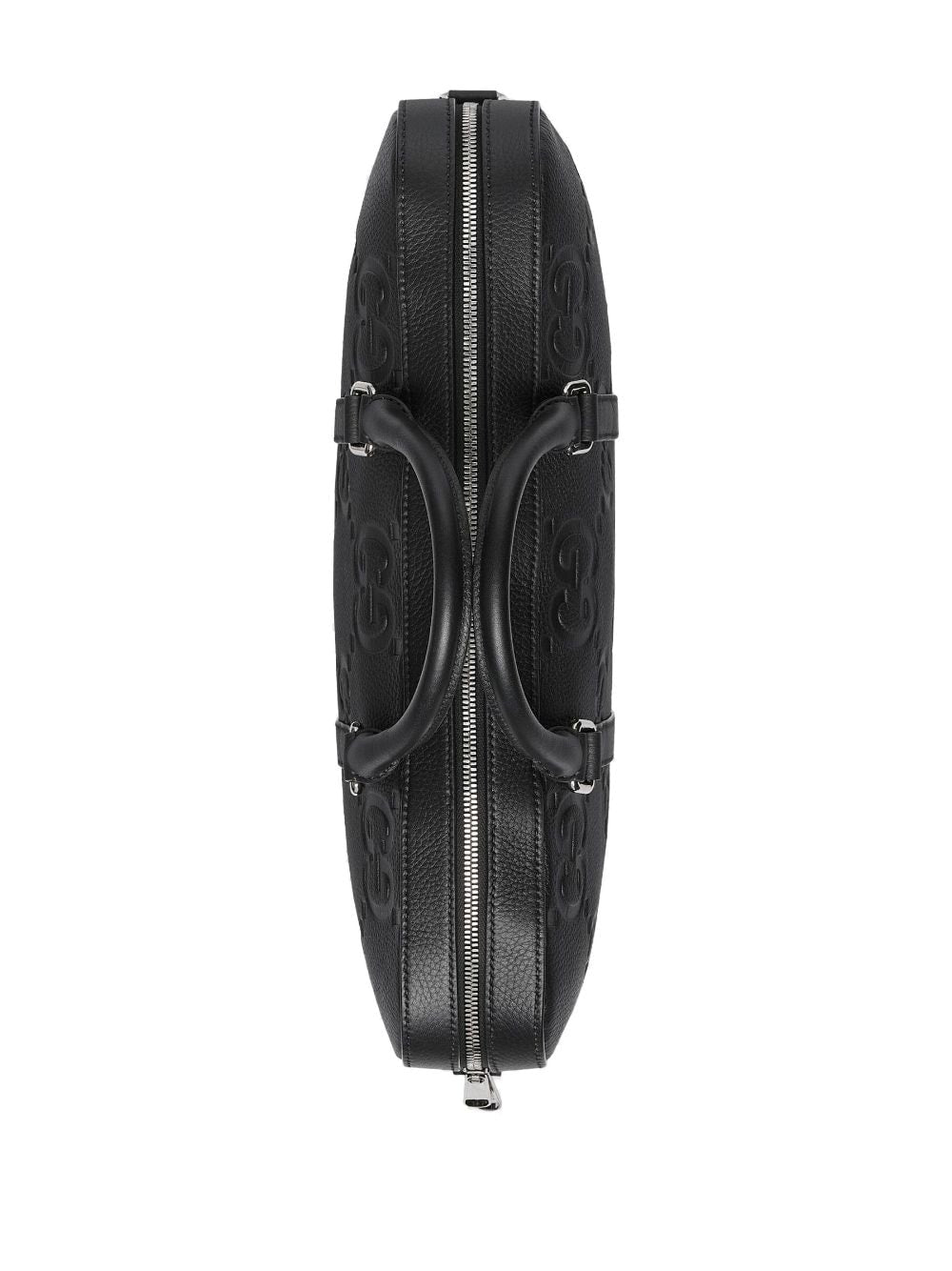 G*u*i debossed-logo laptop bag