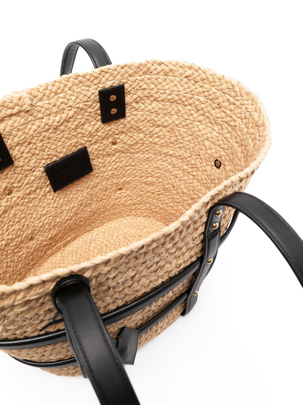 Saint Laurent Panier woven tote bag