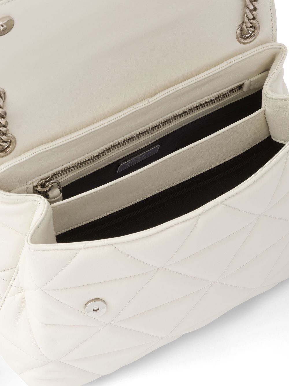 Pra*a large Pra*a spectrum nappa leather bag