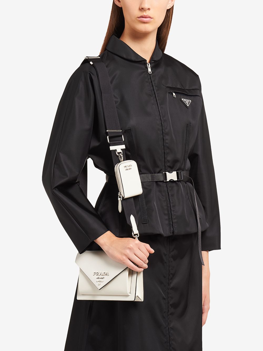 Pra*a mini envelope shoulder bag