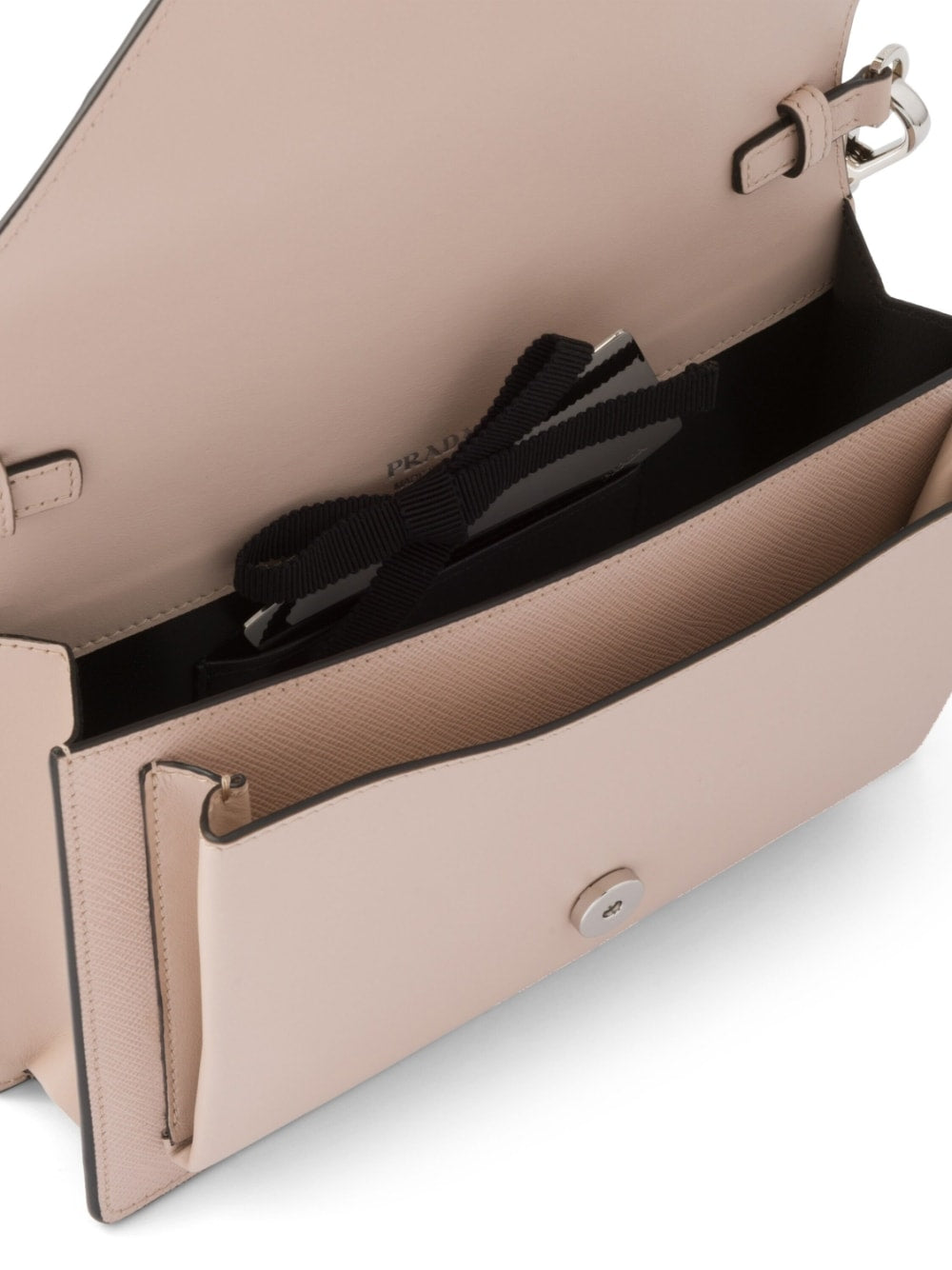 Pra*a logo-plaque mini shoulder bag